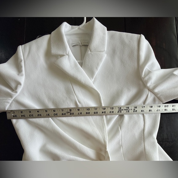 Preston & York EUC White Wrap Tie 
Front blazer. Fresh from dry cleaners 
Size 8 - Picture 8 of 11